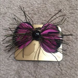 Hair clip new flower purple