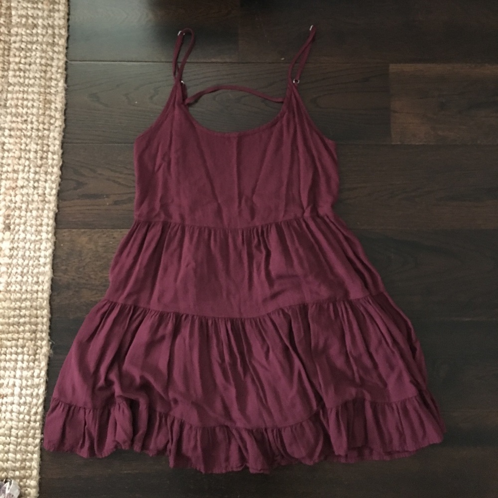 maroon brandy melville jada dress