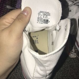 White high top converse