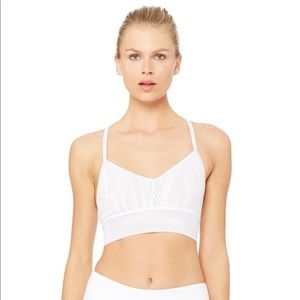 NWOT-ARIA BRA - WHITE GLOSSY/BUFF