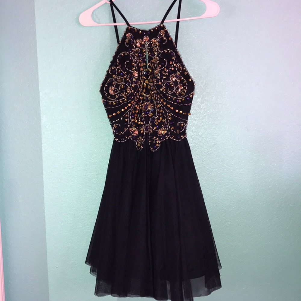 Navy Homecoming Dress