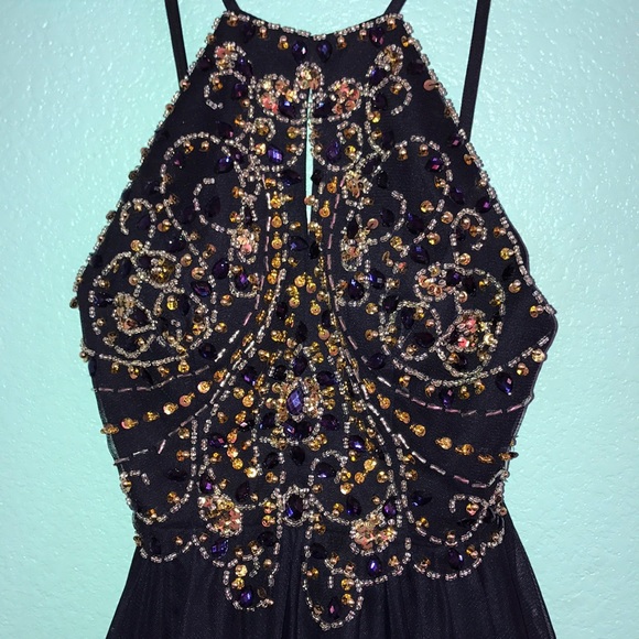 Navy Homecoming Dress - Picture 3 of 6