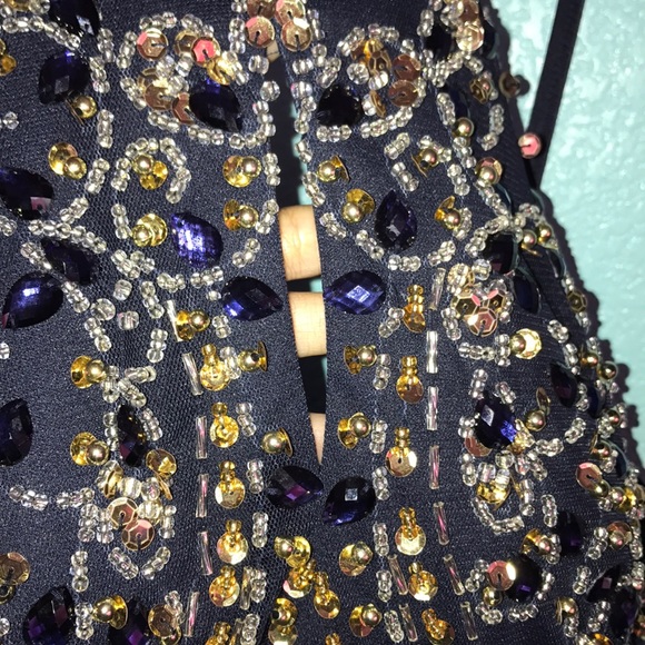 Navy Homecoming Dress - Picture 4 of 6