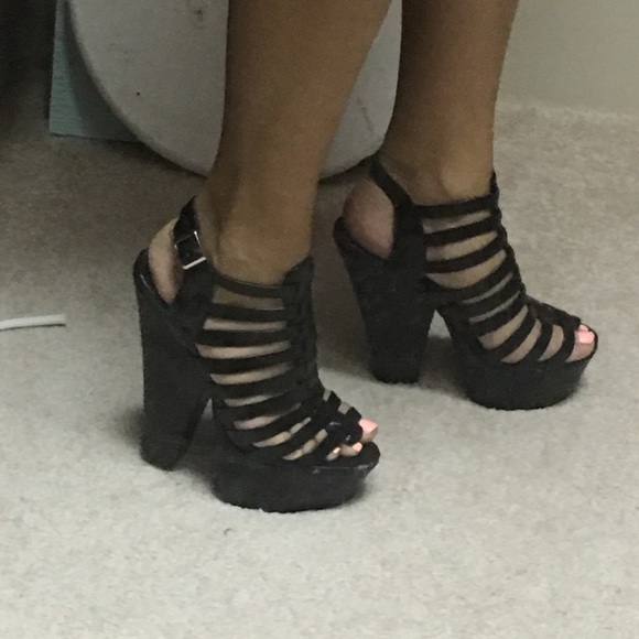 Steve Madden Glendael wedge platform sandal pump - Picture 2 of 6