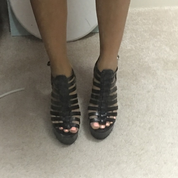 Steve Madden Glendael wedge platform sandal pump - Picture 3 of 6