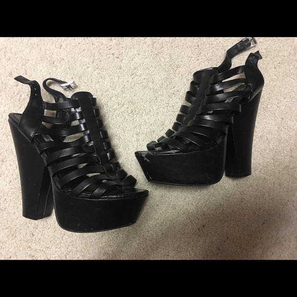 Steve Madden Glendael wedge platform sandal pump - Picture 4 of 6