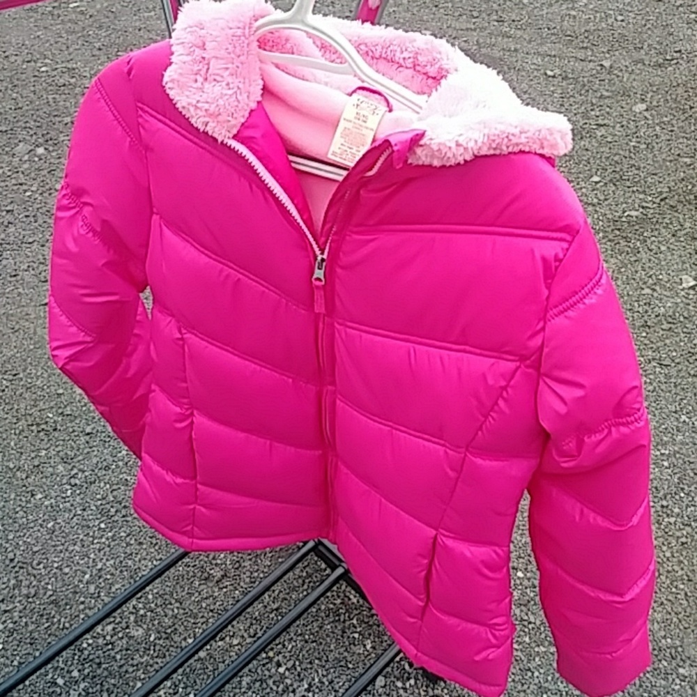 GIRL'S HOT PINK WINTER COAT SIZE 14-16