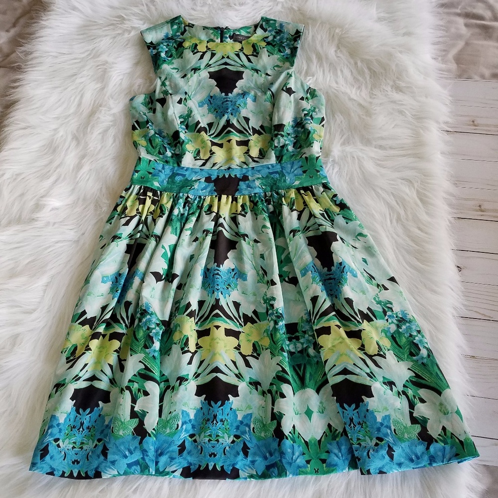 Vince Camuto Blue Floral Dress