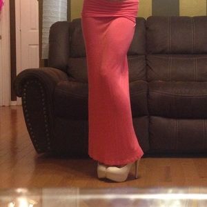 Full length maxi skirt