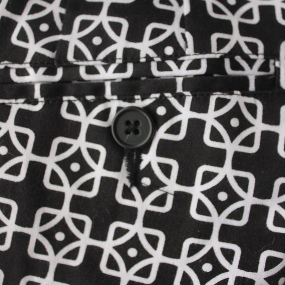Laundry By Shelli Segal Black & White Printed Crop - Picture 8 of 8