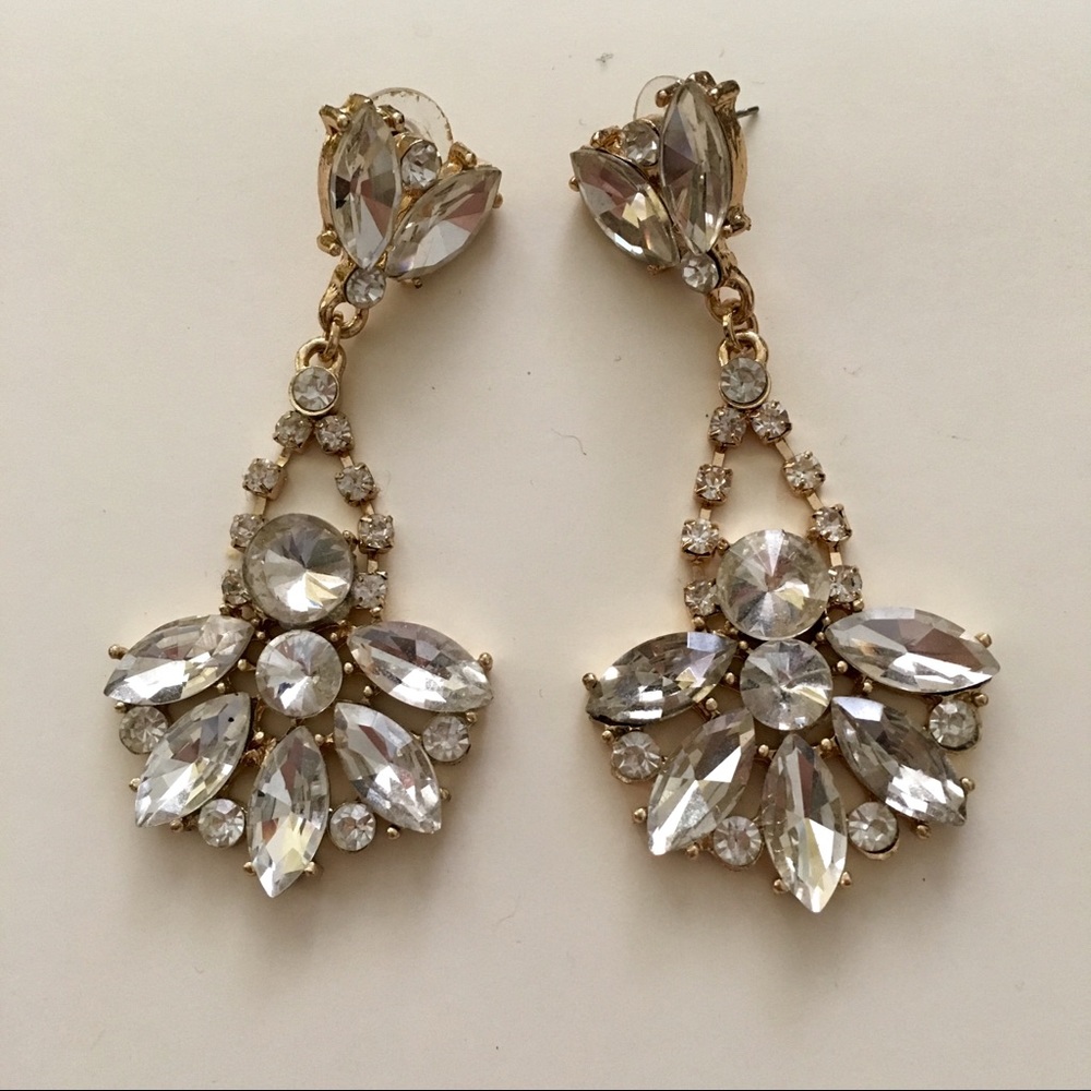 vintage inspired chandelier earrings