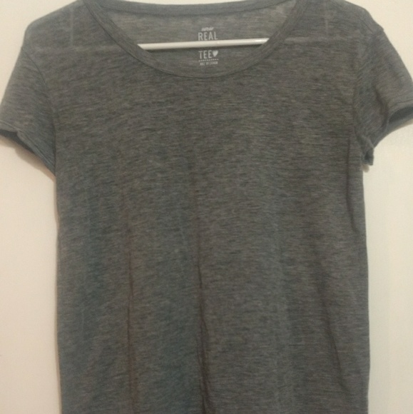 aerie Tops - Aerie Gray Real Soft Tee XS