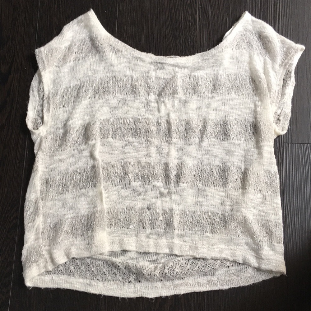 ⚠️Glitter Crop Top (M)
