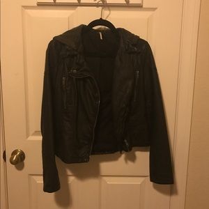 Free people faux jacket- size 6