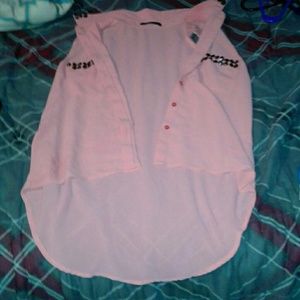Simple light pink shirt