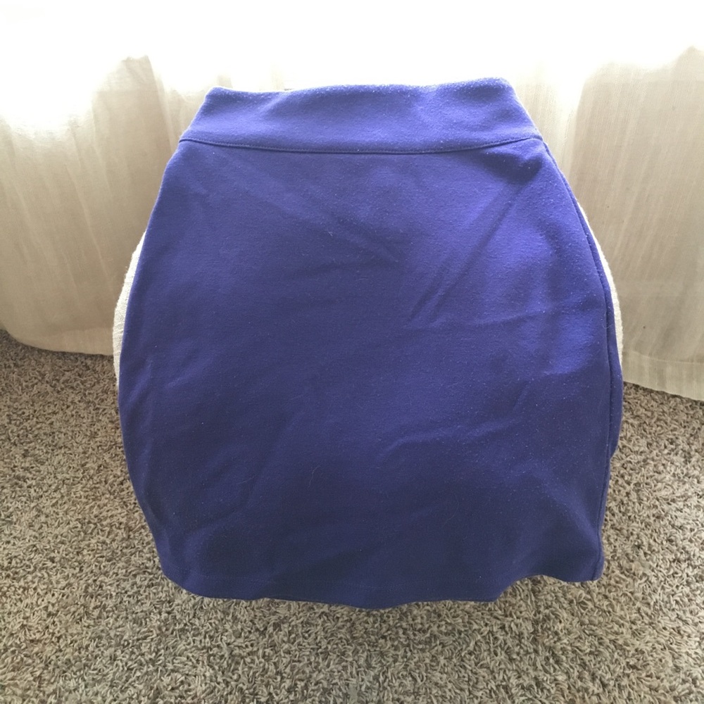 Purple mini skirt
