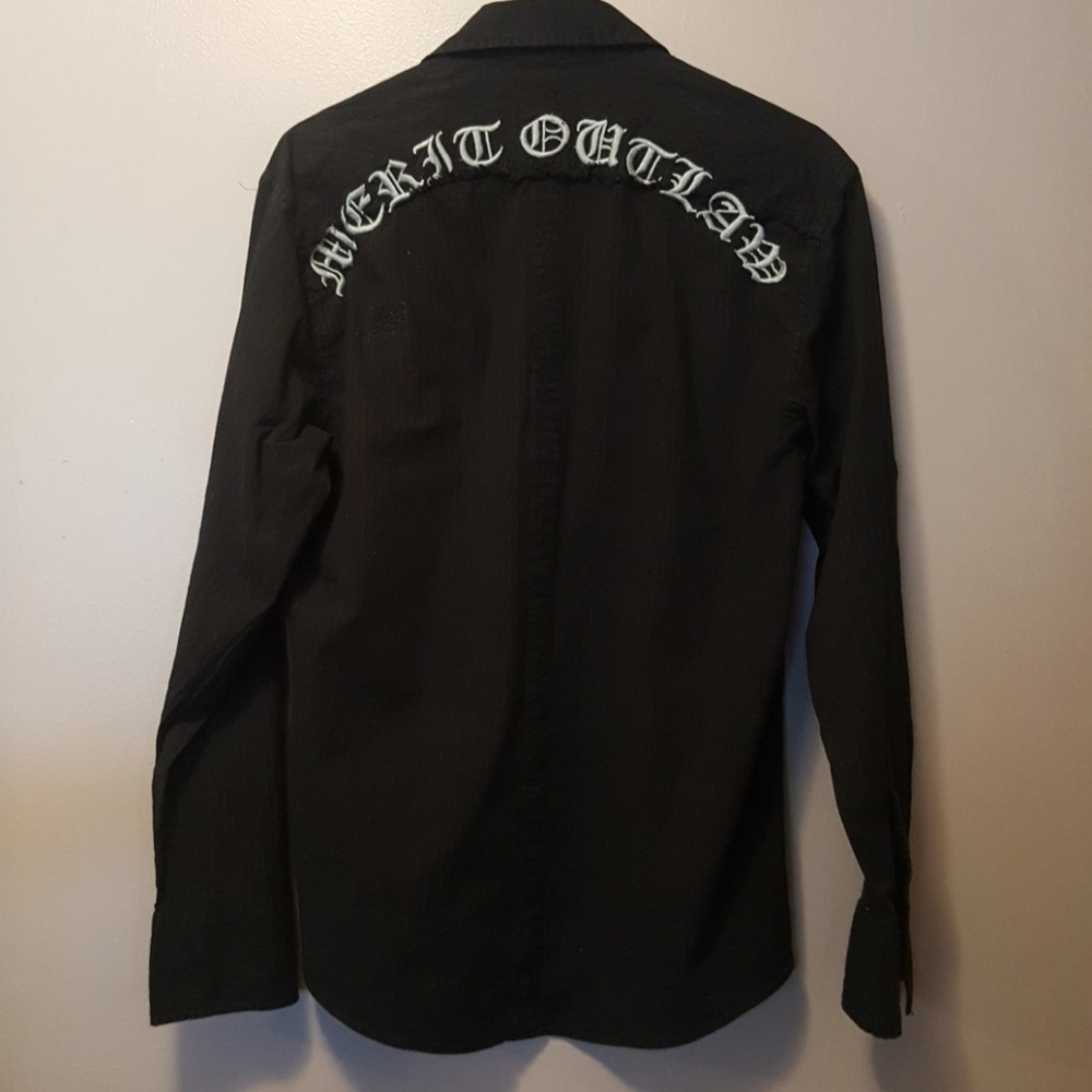 Roar embroidered button down shirt