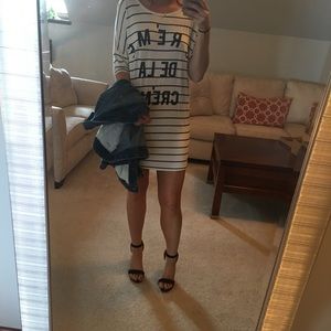 Crème de la Crème  shirt dress