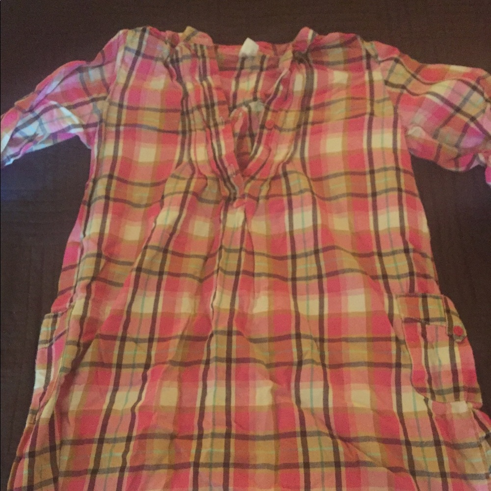 Carters plaid size 6 tunic