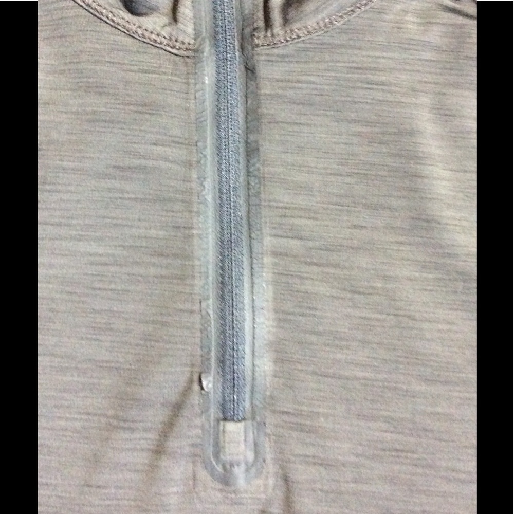 REI women's L/S poly/span zip shirt, XS - Picture 4 of 5