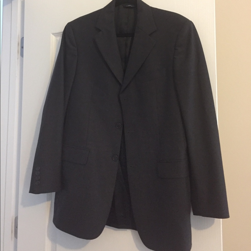3 Button Dark Gray Brooks Brothers Suit Jacket