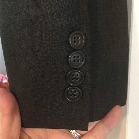 3 Button Dark Gray Brooks Brothers Suit Jacket - Picture 4 of 5