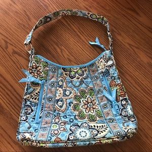 Vera Bradley Blue Shoulder Bag Purse A2304