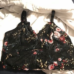 Torrid longline floral bralette