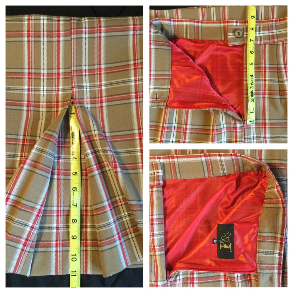 😍Drop dead Sexy Plaid Checkered Pencil skirt❤️ - Picture 4 of 8