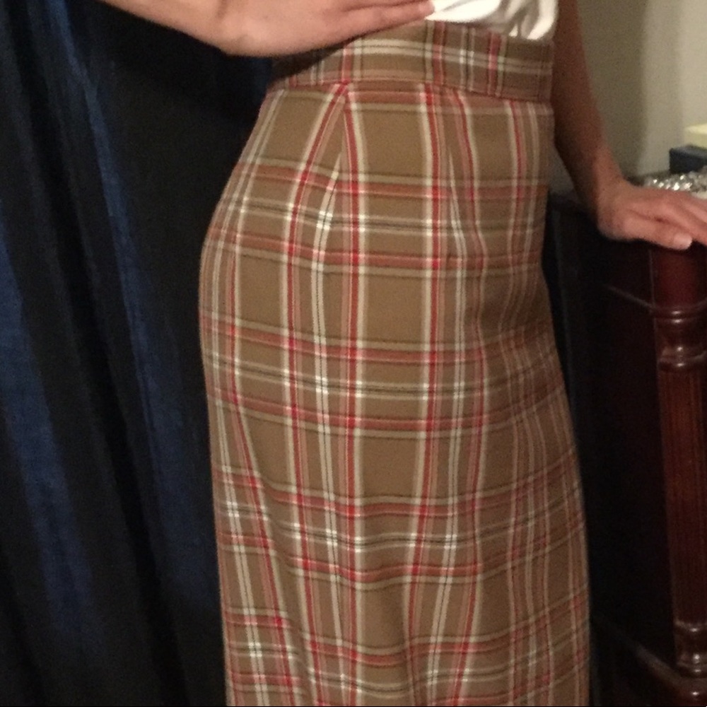 😍Drop dead Sexy Plaid Checkered Pencil skirt❤️ - Picture 6 of 8