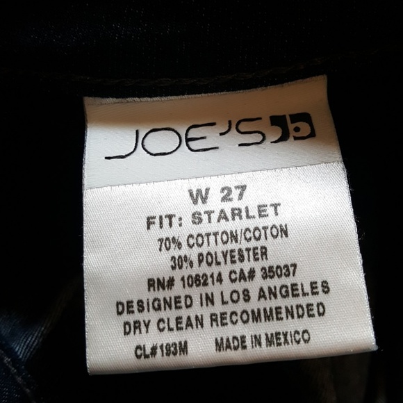Joe's Jeans "Starlet Slim Boot Fit" sz 27 - Picture 7 of 8