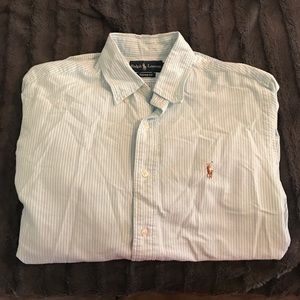 Blue/White stripe Polo Ralph Lauren buttondown