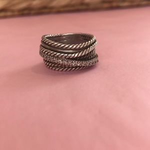 David Yurman Cross Over Ring