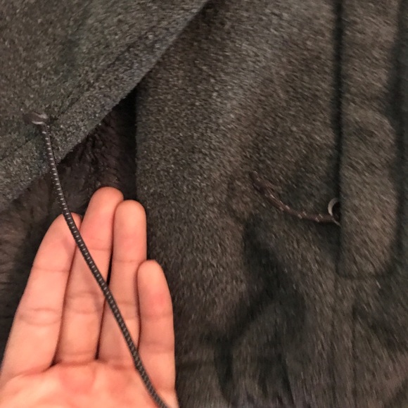 Men's Grey North Face fleece jacket - Picture 4 of 5