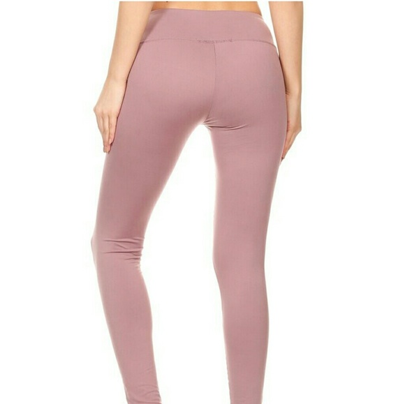 🔴LAST PAIR🔴🌿HIGH WAISTED LEGGINGS🌿 - Picture 2 of 6