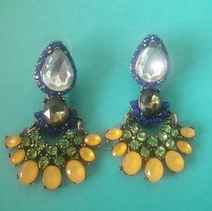 Bright, bold statement earrings