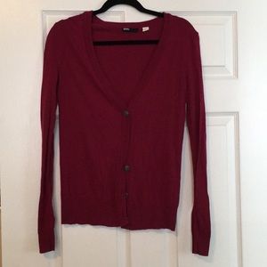 BDG Maroon cardigan