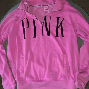 PINK Victoria's Secret half zip 💕