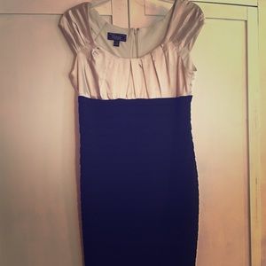 Black and Silver pencil dress