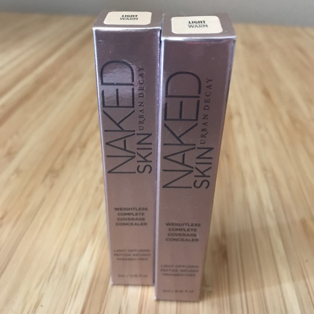 URBAN DECAY NAKED SKIN Concealers Light Warm x 2