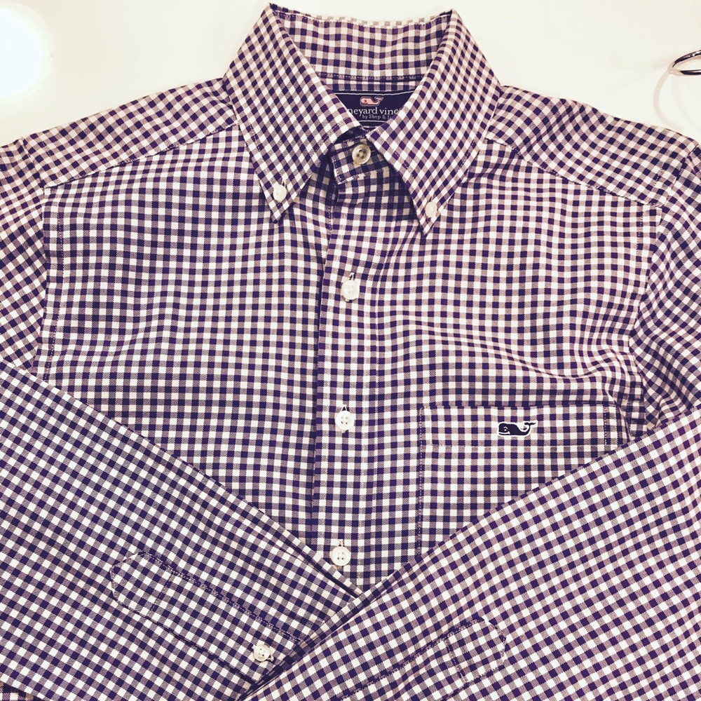 ❗️SOLD❗️Vineyard Vines Bay Road Gingham Tucker XS