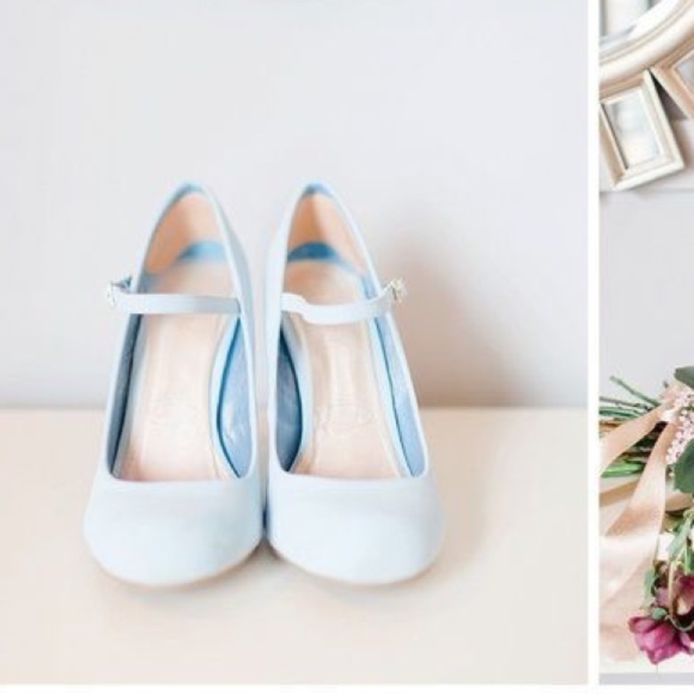 💲⬇️ Modcloth baby blue Mary Jane heels