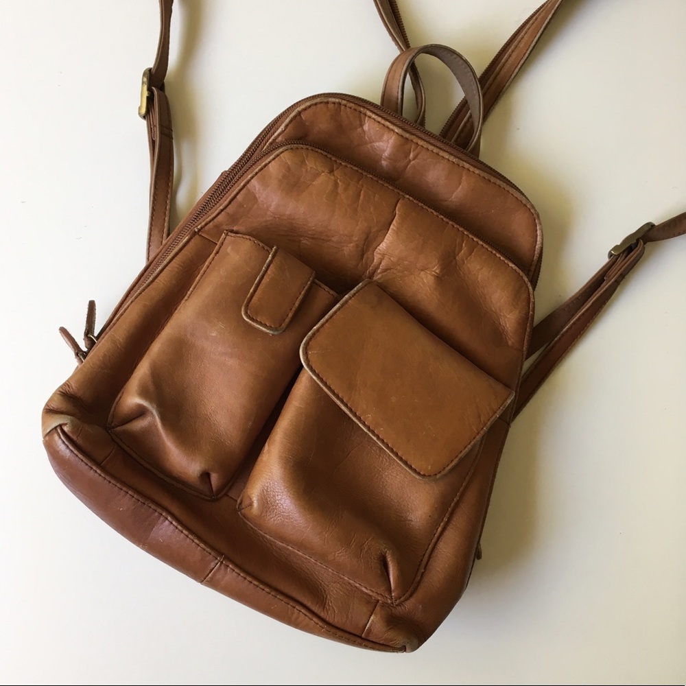 Vintage Leather Backpack