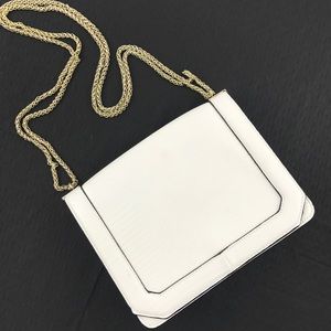 TOPSHOP Faux Embossed Leather Chain Handle Purse TOPSHOP Faux Embossed Leather Chain Handle Purse