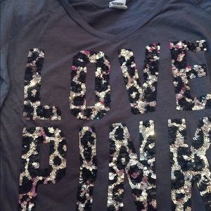 Vs pink long sleeve top