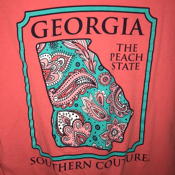Tops - Southern Couture Georgia T Shirt