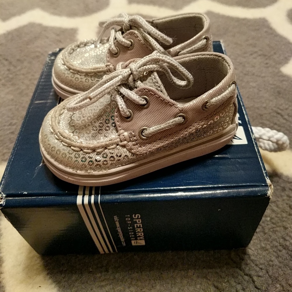 Baby Sperry Bahama Crib Silver Size 1