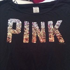 Vs pink long sleeve top