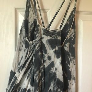 Earthbound tye dye flowy maxi dress