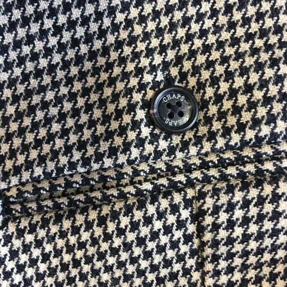 CHAPS 100% Wool Houndstooth Career Pants Sz 4 NEW - Picture 5 of 8